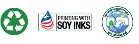 Printing with soy inks logo